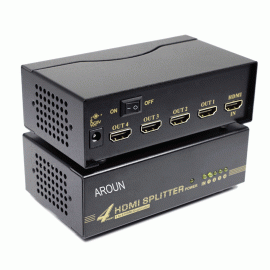 اسپلیتر 4 کانال HDMI آرون - Splitter HDMI 4 AROUN