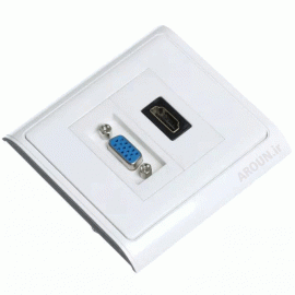 پریز دیواری توکار و روکار - Wall outlet panel