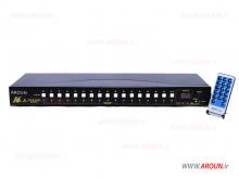 سویچر 16 کانال اتومات VGA AROUN با صدا 450 mhz - VGA Switch AROUN 16 port & sound & auto